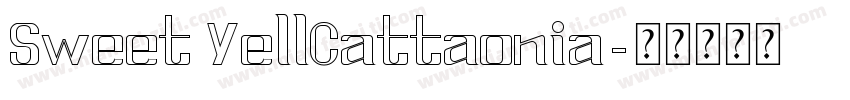 Sweet YellCattaonia字体转换